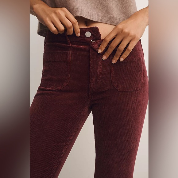 Anthropologie The Icon Corduroy Flare Jeans by Pilcro: Mid-Rise Edition - Picture 6 of 15